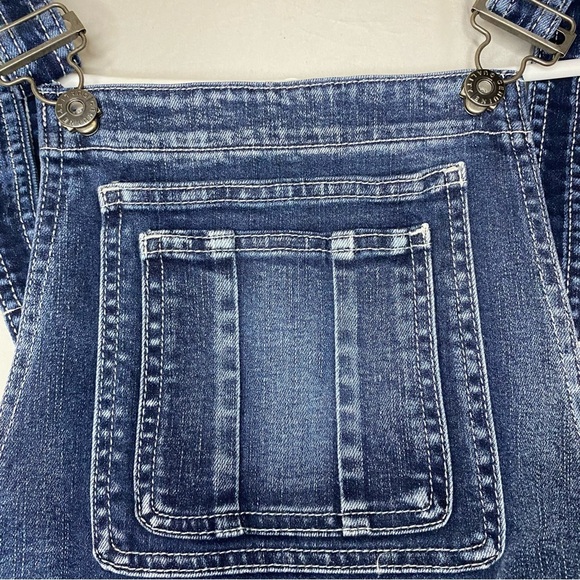Jeaniologie Denim Overalls Jumper Dress Size 8 Adjustable Cutegoth Kidcore Y2K - Picture 7 of 13